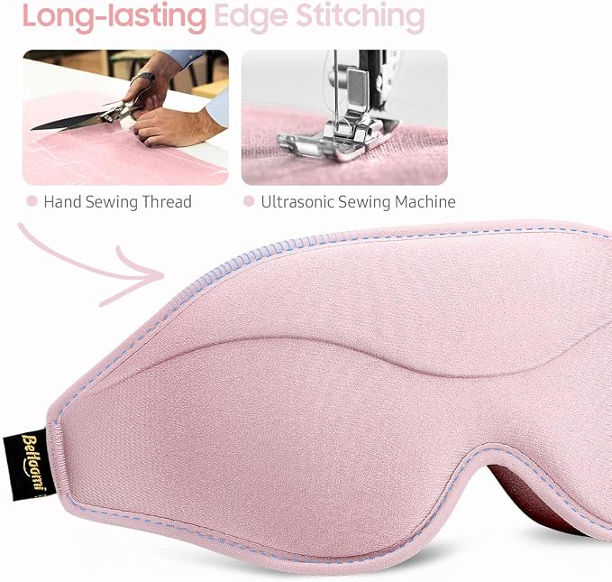 BeHoomi Sleep Mask, Premium Eye Mask - Image 5