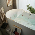 Acrylic Bathtub Tray Caddy, Luxury Bathroom Organizer Tablet Holder SHUNLI - Image 3
