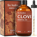 SU JUABA Clove Essential Oil 4 Oz, 100% Pure & Natural Aromatherapy Oil by Unknown