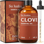 SU JUABA Clove Essential Oil 4 Oz, 100% Pure & Natural Aromatherapy Oil by Unknown