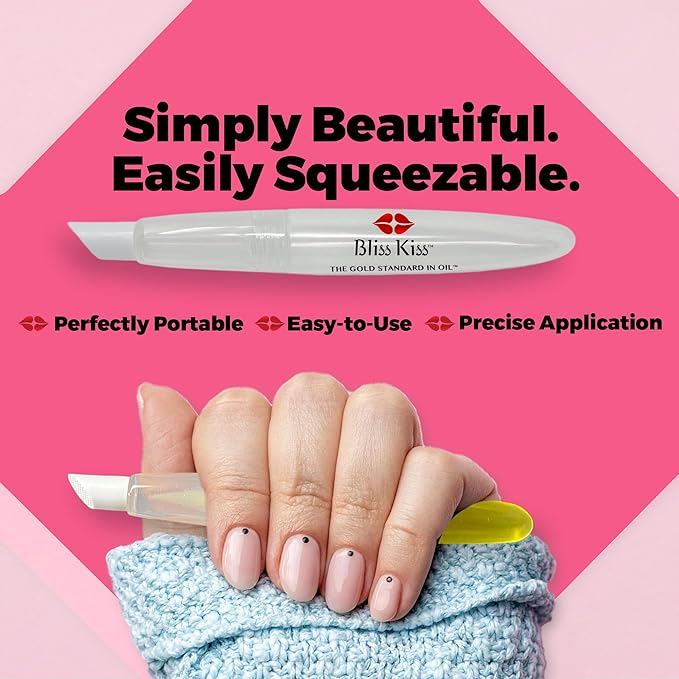 Bliss Kiss Refillable Squeeze Cuticle Oil Pen, Empty 3-Pack - Image 5