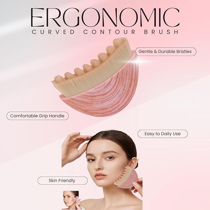 3 in 1 Lymphatic Contour Face Brush – Face Brush - Image 3