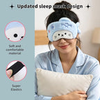 PERFECTSIGHT Sleep Eye Masks, Cute Sleep Eye Cover Lightweight Adjustable - Image 4
