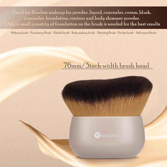 KINGMAS Extra Large Body Makeup Brush - Image 4