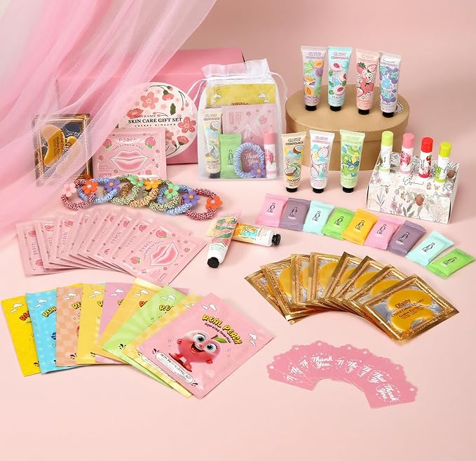 90PCS Spa Party Supplies for Girls, Spa Skincare Sets Party Favors Include Face - Image 7