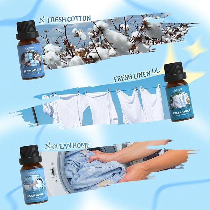 SALUBRITO Clean Fragrance Oils Set, Premium Essential Oils Set - Image 3