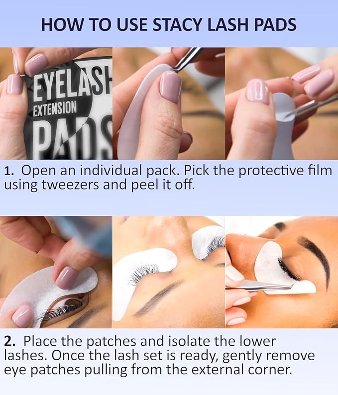 STACY LASH 100 Pairs Set Under Eye Gel Pads - Image 6