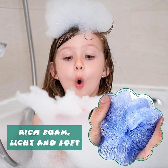 Siifert 50 Pieces Bath Sponge Shower Loofahs Bulk Bath Luffas Exfoliating Body - Image 4