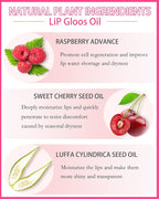 Hydrating Plumping Lip Glow Oil, Shine Tinted Lip Gloss, Glow Reviver Lip Oil - Image 2