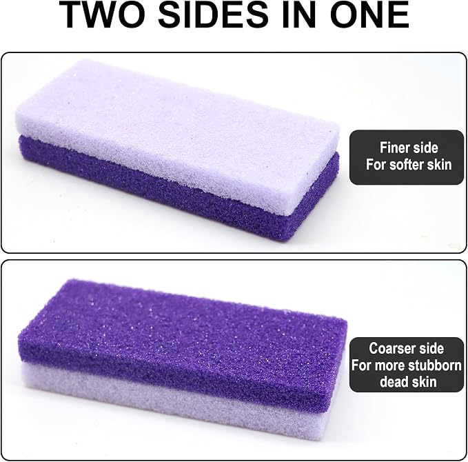Foot Pumice Stone 2 Pack Pedicure Stone - Image 3