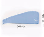 100% Turkish Cotton Hair Towel Wrap - Image 2