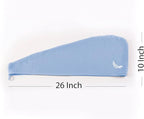 100% Turkish Cotton Hair Towel Wrap - Image 3