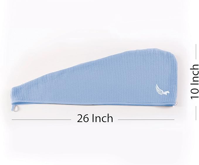 100% Turkish Cotton Hair Towel Wrap - Image 3