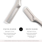 Tweezerman Stainless Steel Facial Razor - Image 3