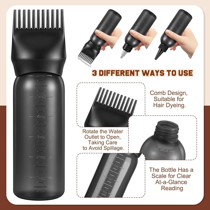 ProSuites 6 in 1 Set Wooden Head Scalp Massager Comb Tool Hair Gua Sha Comb - Image 5