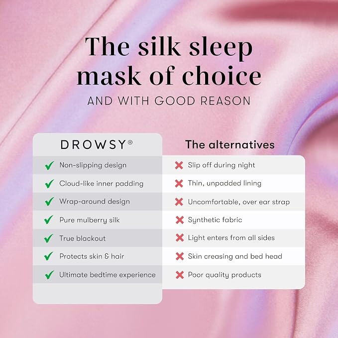DROWSY Silk Sleep Mask - Image 3