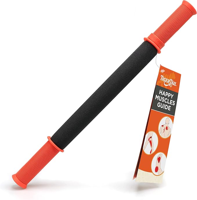 Tiger Tail 18in Massage Stick Portable Roller, Deep Tissue Foam Roller by TigerTailUSA