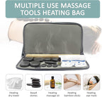 Massage Stones Set with Warmer Kit Hot Rocks Bamboo - Image 4