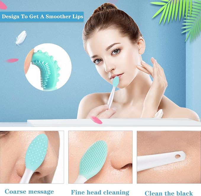 6pcs Silicone Face Brush Set - Image 3