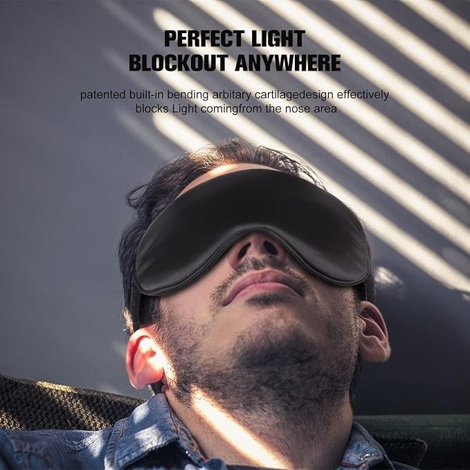2Pack Silk Sleep Mask, IEKEODI Eye Mask - Image 6