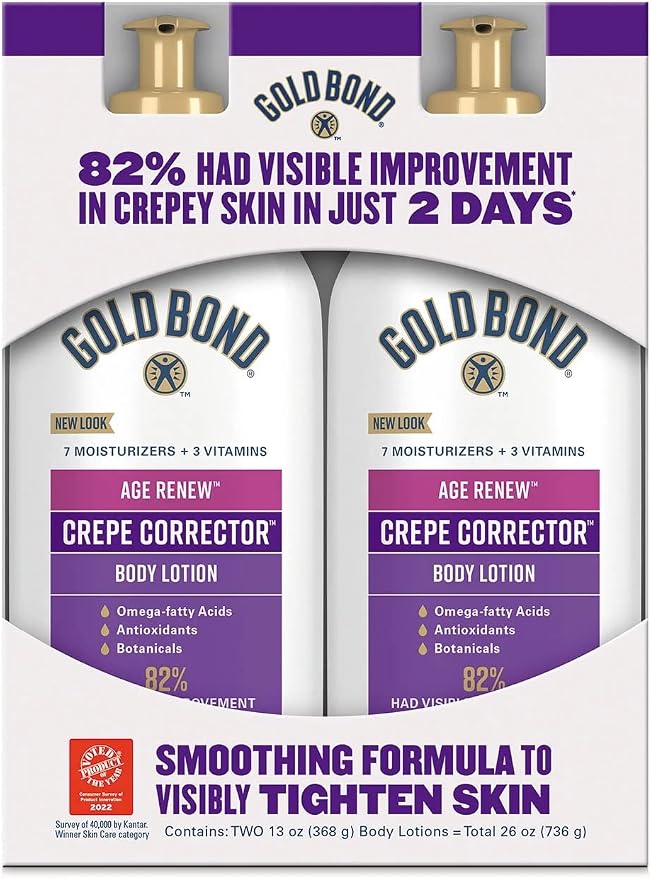Gold Bond Age Renew Crepe Corrector Body Lotion, Replenishing & Smoothing by GoldBond