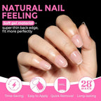 UNA GELLA Extra Short Almond Nail Tips Full Cover 216PCS Gel Nail Tips Short - Image 4