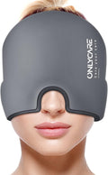 ONLYCARE Migraine Relief Cap, Soothing Migraine Mask, Upgraded Odorless Gel Ice by ONLYCARELLC