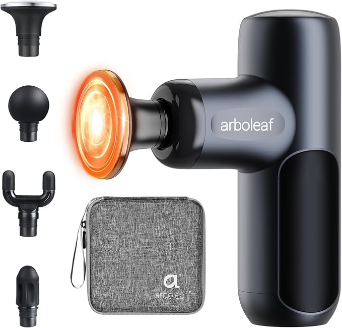 arboleaf Mini Massage Gun with Heat, Percussion Muscle Massager by arboleaf