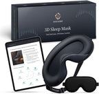 Nox Sleep 3D Sleep Mask for Men, 100% Blackout Eye Mask for Sleep, Ice Silk by NOXSLEEP