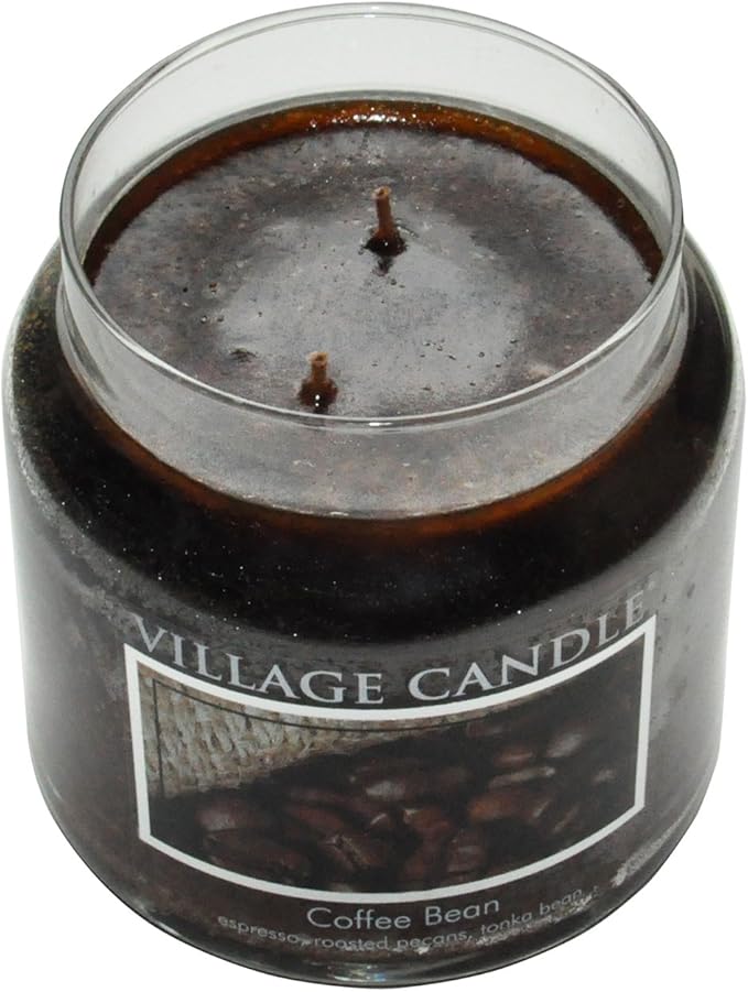 Village Candle Coffee Bean Glass Jar Scented Candle, 21.25 oz - Image 3