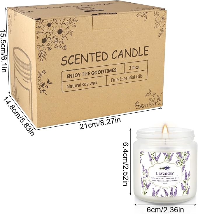 YOROXRG 12 Pack Scented Candles - Image 8