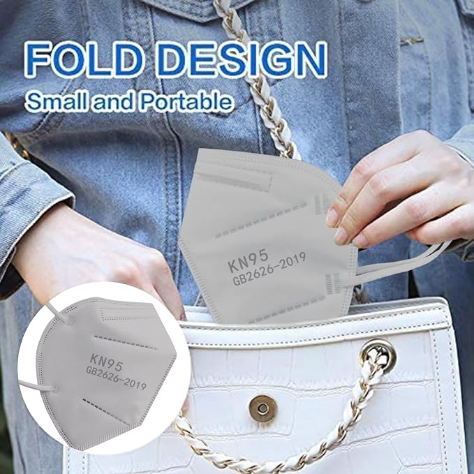100PCS KN95 Face Masks 5 Layer Filter Efficiency≥95% - Image 5