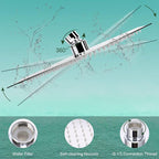 HarJue Filter Shower Head, High Pressure 8 Inch Rainfull - Image 2