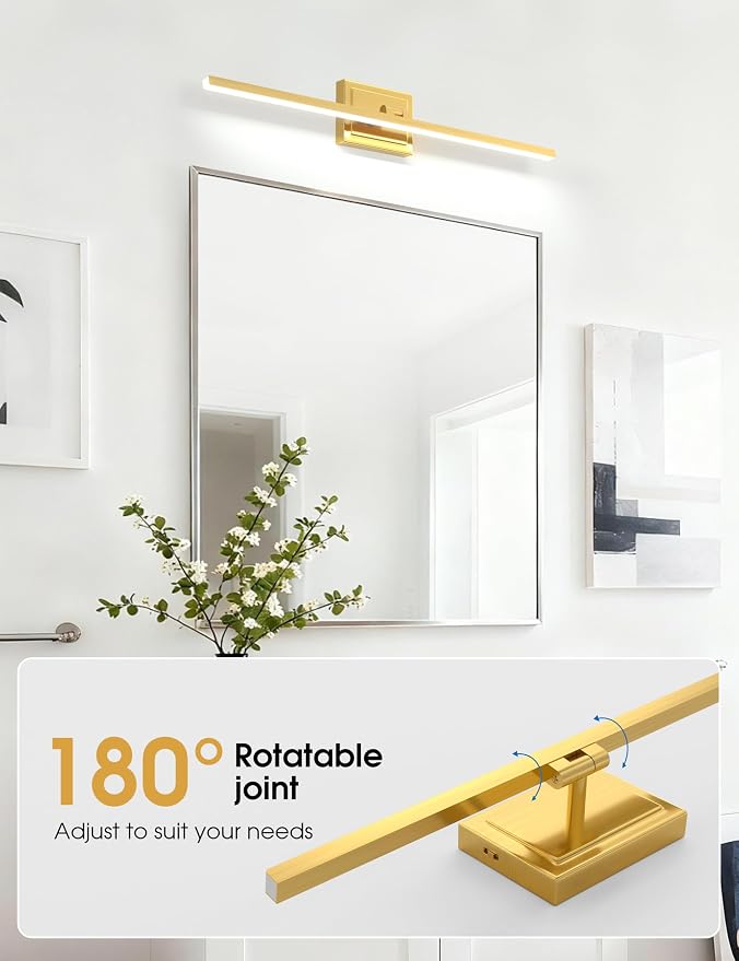 VOLISUN Bathroom Vanity Light 31.5 inch, 18W Dimmable 5CCT Led Bathroom Light - Image 4