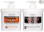Advanced Clinicals Vitamin C Brightening Cream + Manuka Honey Body Lotion & by AdvancedClinicals