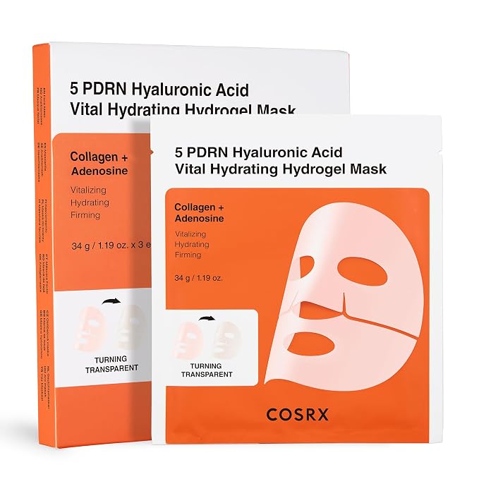 COSRX 5 PDRN Hyaluronic Acid Vital Hydrating Hydrogel Mask, Overnight Hydrogel by COSRX
