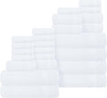 Belizzi Home 100% Cotton Towel Set, Contains 6 Soft Bath Towel, 6 Hand Towels by Unknown