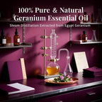 SU JUABA Geranium Essential Oil 4 Oz, 100% Pure & Natural Aromatherapy Oil - Image 5