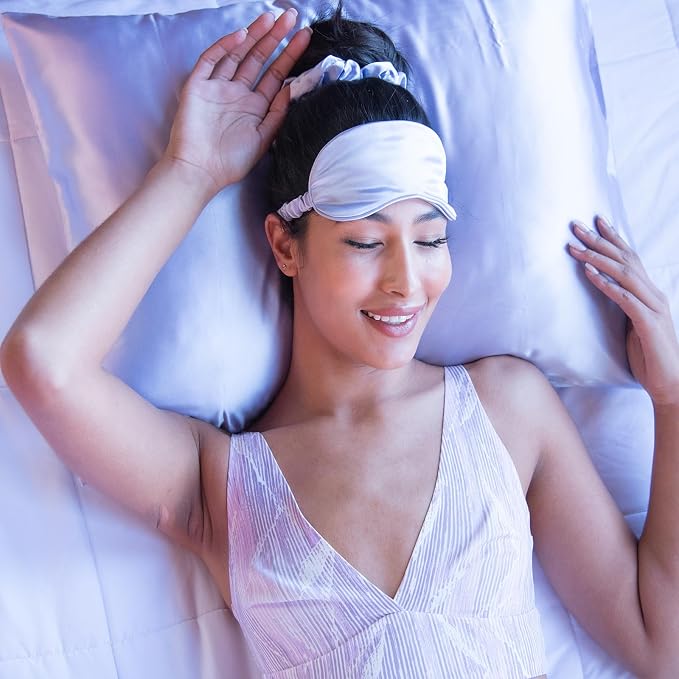 Vegan Silk Sleep Set, Vegan Silk Pillowcase - Image 6