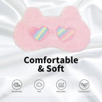 PERFECTSIGHT Sleep Eye Masks, Cute Sleep Eye Cover Lightweight Adjustable - Image 2