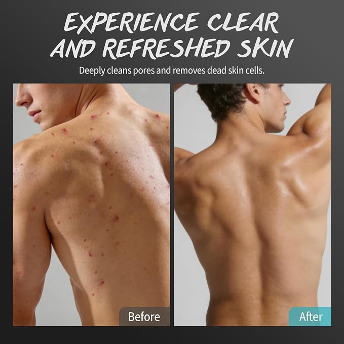 Men Body Scrub with Tea Tree Oil Exfoliating Body Scrub - Image 6