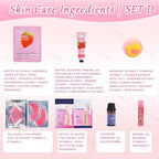 KYDA 78PCS SPA Party Supplies, Face Mask, Hand Cream, Lip Balm, Under Eye - Image 6
