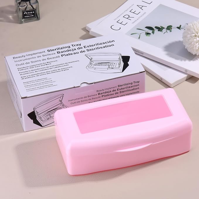 Nail Tool Sterilizer Box Plastic Disinfectant Container - Image 8