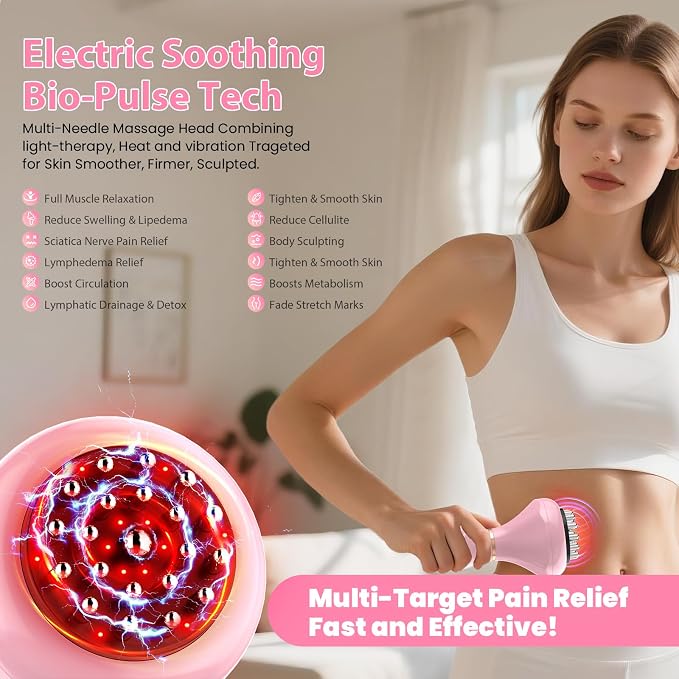 Lymphatic Drainage Massager, Anti Cellulite Massage Tool - Image 4