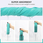 Rainleaf Microfiber Towel Perfect Travel & Gym & Camping Towel. Quick Dry - Image 4