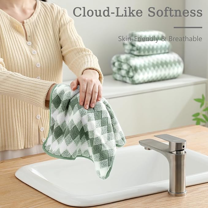 4 Piece Bath Towel Set Oversized Bath Sheet 35"x70" Bathroom Towel Extra Large - Image 8