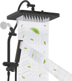 Hibbent 13'' cUPC Certified Shower Head Combo, High Pressure 5-spray Rainfall by Hibbent