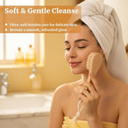 Dry Brush Set-4 Packs Natural Boar Bristle Dry Brushing Body Brush Exfoliating - Image 5