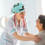 Ethnic Aztec Pattern Adjustable Scrub Cap Hat - Image 6