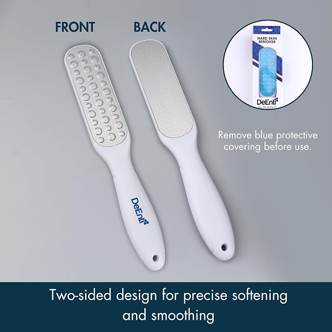 DeEnti Metal Foot File, Salon Quality Callus Remover, Lightweight Foot Scrubber - Image 4